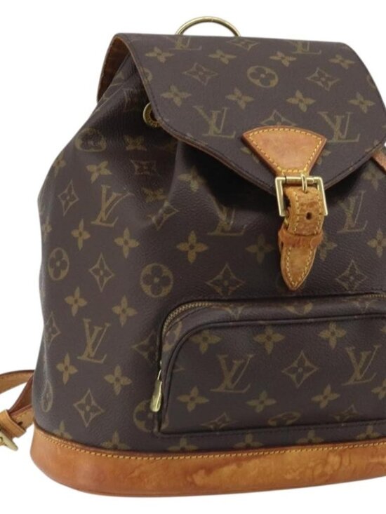 LOUIS VUITTON Monogram Montsouris MM Backpack M51136 LV Auth bs33016